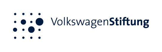 AI generated: The image shows the logo of the Volkswagen Foundation, consisting of several blue dots in different sizes and the lettering "Volkswagen Foundation".